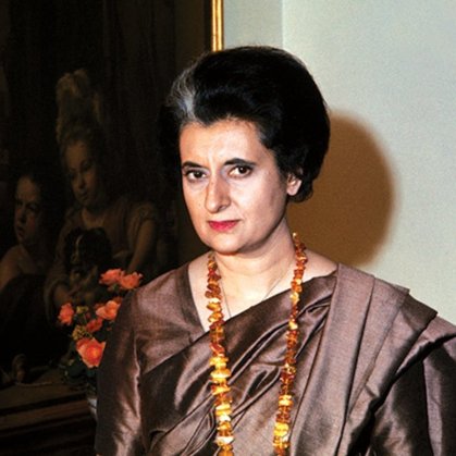INDIRA GANDHI (1917 -  1984 ),THE ONLY AND FIRST FEMALE PRIME MINISTER OF INDIA FOR 16 YEAR .SHE WAS THE DAUGHTER OF INDIA FIRST PRIME MINISTER JAWAHARLAL NEHRU.INDIRA GANDHI KNOWN A " IRON LADY",SHE WAS BRUTALLY ASSASSINATED BY HER BODYGUARDS ON 31 OCTOBER 1984.