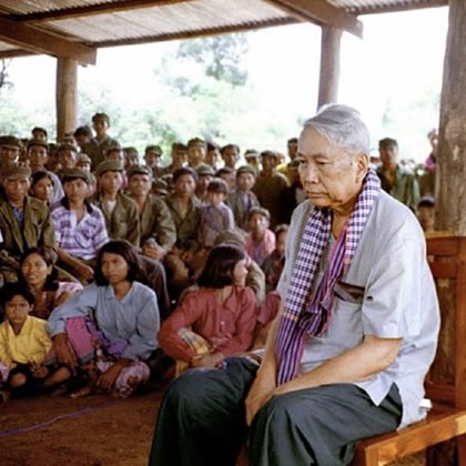 POL POT ( 1925 – 1998,) THE LEADER OF KHMER ROUGE REGIME AND THE GENOCIDE OF 3 MILLION CAMBODIANS.POL POT WAS NEVER BROUGHT TO TRIAL FOR HIS CRIMES.CAMBODIA REFUSED TO ESTABLISHMENT OF INTERNATIONAL WAR CRIMES TRIBUNAL.