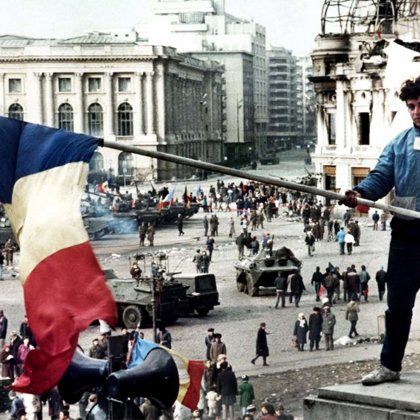 THE 1989'S ROMANIAN REVOLUTION, THE COMMUNIST NICOLAE CEAUSESCU WAS A ROMANIAN DICTATOR ,RULED THE COUNTRY ABOUT 24 YEARS.NICOLAE AND HIS WIFE ELENA WERE EXECUTED BY FIRING SQUAD.