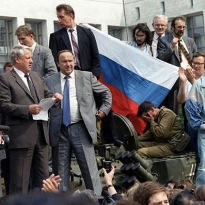 THE COLLAPSE OF THE SOVIET UNION (1989-1991) AND CAUSES OF THE SOVIET UNION COLLAPSE.MIKHAIL GORBACHEV WAS THE LAST PRESIDENT IN THE SOVIET UNION ERA (1985 - 1991).BORIS YELTSIN AND THE DEMISE OF THE SOVIET UNION ,BRAVERY IN FACING DOWN THE COUP LEADERS TRANSFORMED HIM INTO A NATIONAL LEADER.