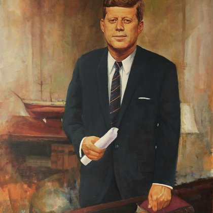 JOHN FITZGERALD KENNEDY (1917 – 1963) WAS ELECTED THE 35TH PRESIDENT OF THE UNITED STATES AND SERVED FROM JANUARY UNTIL HIS ASSASSINATION IN NOVEMBER 1963.HE EXPLORED HIS FELLOW CITIZENS TO " ASK NOT WHAT YOUR COUNTRY CAN DO FOR YOU,ASK WHAT YOU CAN DO FOR YOUR COUNTRY".