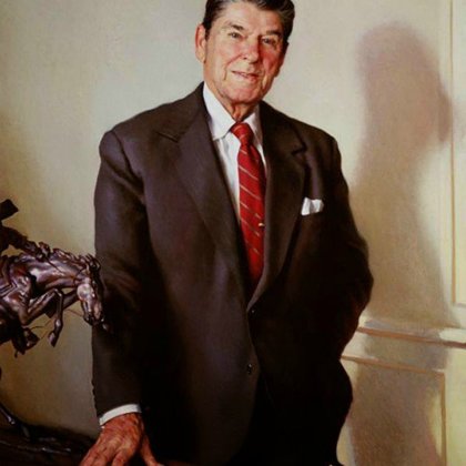 RONALD REAGAN (1911 - 2004) WAS 40TH PRESIDENT OF UNITED STATES,REGARDED AS A KEY FIGURE IN COLLAPSE OF THE SOVIET UNION AND THE TRIUMPH OF IMPROVISATION ANALYZES THE END OF COLD WAR.