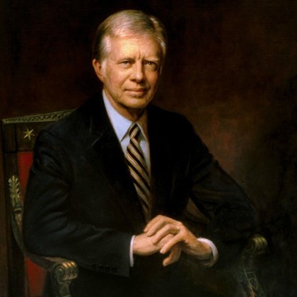 JIMMY CARTER PRESIDENTIAL ( 1977 -1981),JAMES EARL CARTER JR.SERVED 39TH PRESIDENT OF THE UNITED STATES,PRESIDENT CARTER PLAYED A KEY ROLE IN THE CAMP DAVID PEACE ACCORDS.THE IRANIAN HOSTAGE CRISIS PROVED TO BE A SIGNIFICANT FACTOR IN THE 1980 LOSS TO RONALD REAGAN.