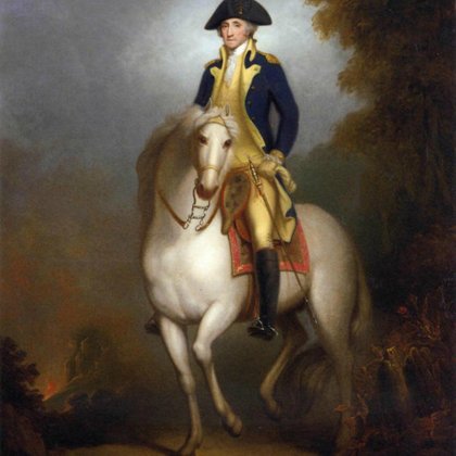 GEORGE WASHINGTON (1732 - 1799) SERVED AS THE FIRST PRESIDENT OF UNITED STATE FROM (1789 - 1797).HE WAS FEARLESS IN BATTLE,AND MADE AN HONORARY CITIZEN OF FRANCE.BEFORE BECOMING THE FATHER OF THE NATION, HE WAS A MASTER SURVEYOR.