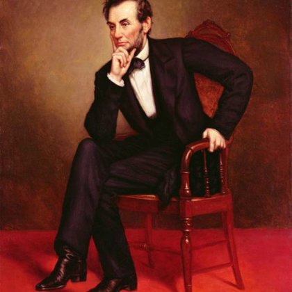 ABRAHAM LINCOLN (1809-1865) WAS THE 16TH PRESIDENT OF THE USA.SOMEONE SHOT AT LINCOLN IN 1864,LINCOLN AS THE FIRST PRESIDENT TO BE ASSASSINATED. HE BROUGHT ABOUT THE EMANCIPATION OF SLAVE.