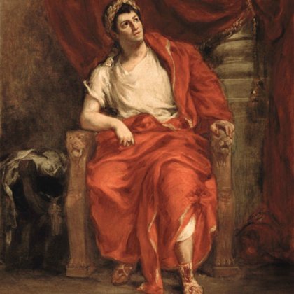 ROMAN EMPEROR NERO (37 - 68 AD) WAS THE FIFTH ROMAN,BRUTAL EMPEROR .HE HAD HIS MOTHER AGRIPPINA EXECUTED. NERO HAD THREE WIVES,HIS FIRST WIFE WAS CLAUDIO OCTAVIA,HIS STEPSISTER.THE ROMAN ECONOMY SUFFERED DUE TO NERO'S GRAND RECONSTRUCTION OF ROME.