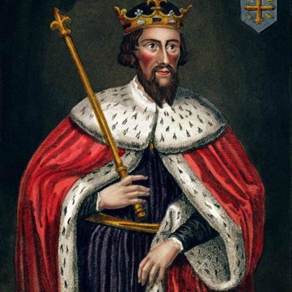 KING ALFRED THE GREAT(871 – 899),WHO DEFENDED ENGLAND AGAINST DANISH INVASION AND FOUNDED THE FIRST ENGLISH NAVY.ALFRED WAS THE FIFTH AND FAVOURITE SON OF ETHELWULF,THE SAXON KING OF WESSEX AND KENT.HE WAS THE ONLY ENGLISH KING TO BE CALLED " GREAT.
