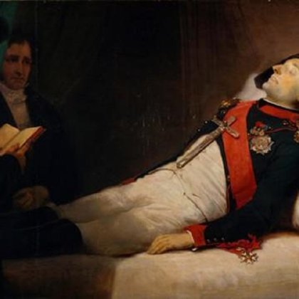 THE FALL OF NAPOLEON BONAPARTE  ,NAPOLEON EXILED TO ST .HELENA ,1815,AFTER HIS DEFEAT AGAI