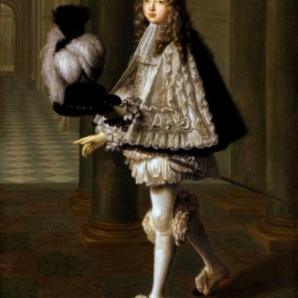 LOUIS ALEXANDRE DE BOURBON(1681-1737) A SON OF KING LOUIS XIV OF FRANCE.HE WAS KNOWN AS THE PRINCE OF LAMBALLE FROM BIRTH .HE PRE-DECEASED HIS FATHER,AND DIED CHILDLESS.