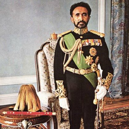 THE ETHIOPIAN EMPEROR HAILE SELASSIE (1930 - 1974),HE WAS A MEMBER OF SOLOMONIC DYNASTY.THE LAST EMPEROR IN THE 3000 - YEAR - OLD ETHIOPIAN MONARCHY,WHO RULED FOR HALF A CENTURY BEFORE HE WAS DEPOSED BY MILITARY COUP.