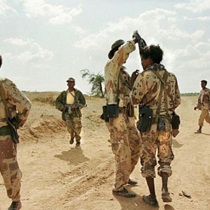 ETHIOPIA AND ERITREA DECLARE : END THEIR BITTER WAR.THE 1998-2000 CONFLICT,ERITREAN - ETHIOPIAN BORDER CLASHES.OVER THE EXACT LOCATION OF BORDER LED TO THE DEATHS OF AN ESTIMATED 80,000 PEOPLE.ETHIOPIA BELIEVES THAT ERITREA CHARGES AN EXORBITANT FEE TO EXPORT ETHIOPIAN COFFEE THROUGH THE ERITREAN PORT. ERITREA BELIEVES THAT ETHIOPIA HAS MOVED BORER MARKS TO INFRINGE ON ERITREAN TERRITORY.