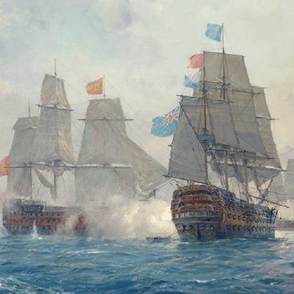 THE BATTLE OF CAPE ST VINCENT FEBRUARY 14TH 1797 WAS ONE OF OPENING BATTLES OF THE BRITISH - SPANISH WAR (1796–1808), AS PART OF THE FRENCH REVOLUTIONARY WARS.THE BATTLE ST.VINCENT TOOK PLACE OFF THE COAST OF PORTUGAL
