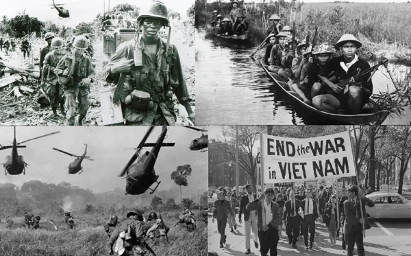 AMERICAN - VIETNAM WAR (1 NOVEMBER 1955 -30 APRIL 1975). THE VIETNAM WAR FOUGHT BETWEEN COMMUNIST NORTH VIETNAM AND THE GOVERNMENT OF SOUTHERN VIETNAM.THE NORTH WAS SUPPORTED BY COMMUNIST COUNTRIES SUCH LIKE CHINA AND SOVIET UNION.THE SOUTH WAS SUPPORTED BY ANTI COMMUNIST COUNTRIES PRIMARILY THE UNITED STATES.