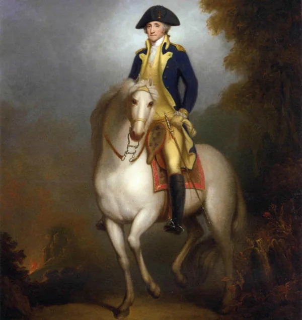 GEORGE WASHINGTON (1732 - 1799) SERVED AS THE FIRST PRESIDENT OF UNITED STATE FROM (1789 - 1797).HE WAS FEARLESS IN BATTLE,AND MADE AN HONORARY CITIZEN OF FRANCE.BEFORE BECOMING THE FATHER OF THE NATION, HE WAS A MASTER SURVEYOR.