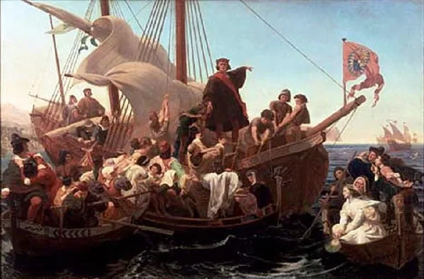 THE COLONIZATION OF AMERICA BEGAN WITH THE EXPLORATION OF THE EUROPEAN. CHRISTOPHER COLUMBUS LOBBIED SPANISH MONARCHY TO BANKROLL HIS QUEST TO DISCOVER A WESTERN SEA ROUTE TO A NEW WORLD.WHERE DID AMERICA NAME COME FROM?