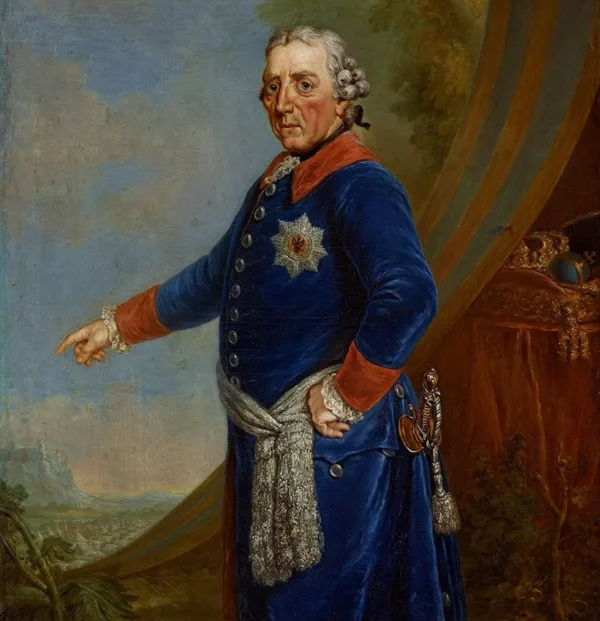 FREDERICK II OF PRUSSIA  (1712 –  1786)  WAS KNOWN AS FREDERICK THE GREAT.HE WAS THE MOST BRILLIANT  MONARCH,A BRILLIANT REFORMER ,STATESMAN AND ADMINISTRATOR  IN GERMAN HISTORY.THROUGH DIPLOMACY AND MILITARY CAMPAIGNS ,HE GREATLY EXPANDED PRUSSIA'S TERRITORIES.
