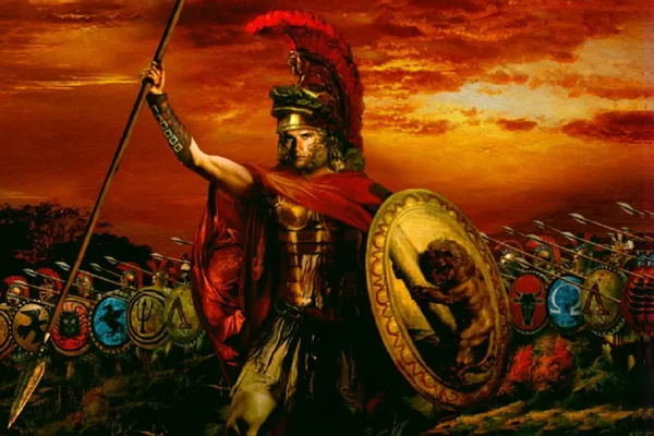 ALEXANDER THE GREAT OF MACEDON (356-323 B.C.) WAS EDUCATED BY THE PHILOSOPHER ARISTOTLE.AFTER ALEXANDER THE GREAT'S VICTORY OVER KING DARIUS III (ACHAEMENID EMPIRE),ANOTHER EXPLANATION THAT ALEXANDER MARRIED ROXANNE,A BACTRIAN PRINCESS.