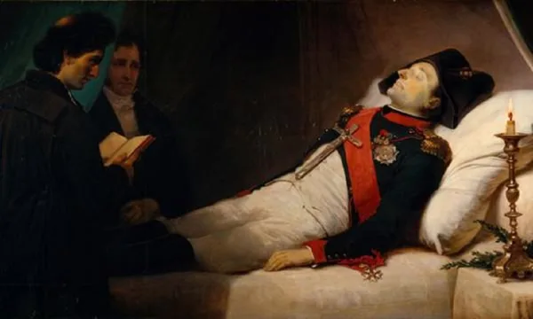 THE FALL OF NAPOLEON BONAPARTE  ,NAPOLEON EXILED TO ST .HELENA ,1815,AFTER HIS DEFEAT AGAI