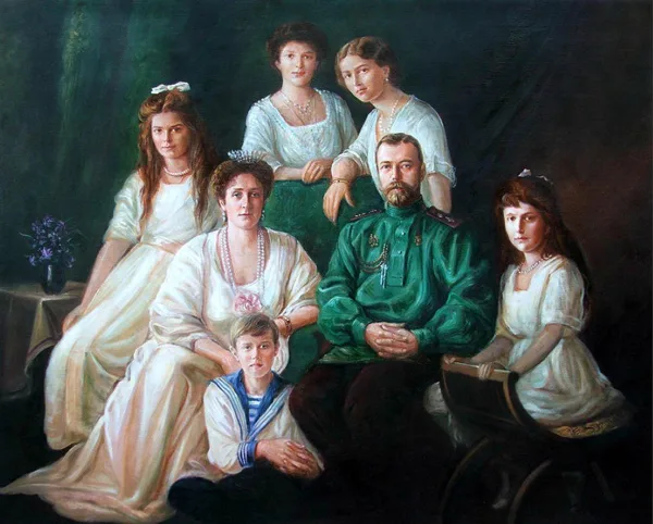 TSAR NICHOLAS II (1868-1918), WAS A COUSIN OF GERMAN KAISER WILHELM II,AND KING GEORGE V O