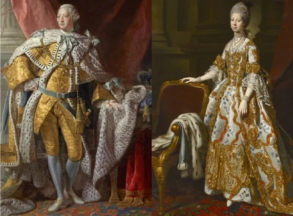 GEORGE WILLIAM FREDERICK,KING GEORGE III OF HANOVER (GERMANY ) (1738-1820).GEORGE III WAS THE THIRD HANOVERIAN KING OF GREAT BRITAIN AND IRELAND.AND DUKE OF BRUNSWICK LÜNEBURG.