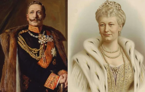 GERMAN EMPEROR WILHELM II (1859 – 1941),WAS ENGLAND'S QUEEN VICTORIA'S FIRST GRANDSON,BUT HIS AMBIVALENT ,LOVE HATE ATTITUDE TO BRITAIN STRAINED RELATIONS BETWEEN THE TWO COUNTRIES.