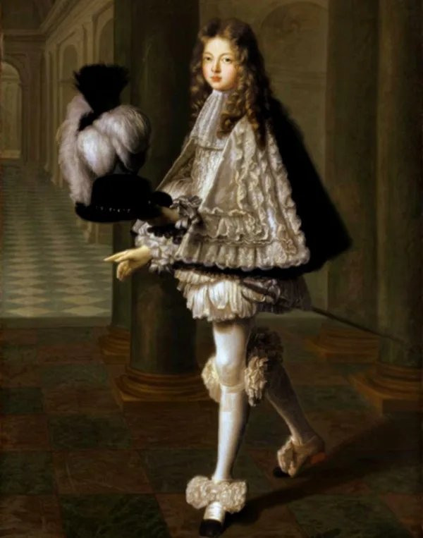 LOUIS ALEXANDRE DE BOURBON(1681-1737) A SON OF KING LOUIS XIV OF FRANCE.HE WAS KNOWN AS THE PRINCE OF LAMBALLE FROM BIRTH .HE PRE-DECEASED HIS FATHER,AND DIED CHILDLESS.