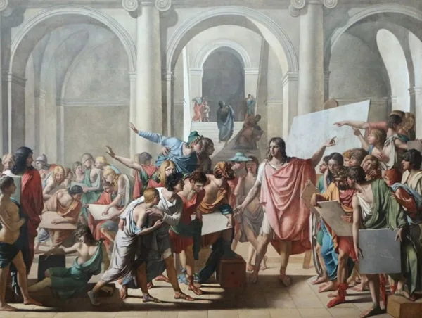 Apelles, an ancient Greek painter, was considered by many, including Pliny, to be the grea