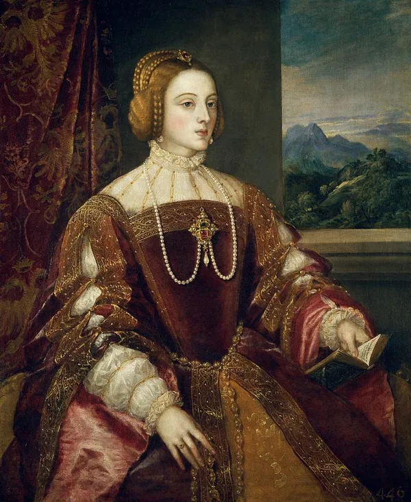 EMPRESS ISABELLA OF PORTUGAL (1428 -1496) WAS QUEEN CONSORT OF CASTILE AND LEON. SHE WAS T