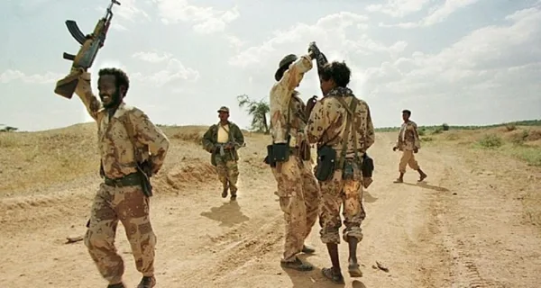 ETHIOPIA AND ERITREA DECLARE : END THEIR BITTER WAR.THE 1998-2000 CONFLICT,ERITREAN - ETHIOPIAN BORDER CLASHES.OVER THE EXACT LOCATION OF BORDER LED TO THE DEATHS OF AN ESTIMATED 80,000 PEOPLE.ETHIOPIA BELIEVES THAT ERITREA CHARGES AN EXORBITANT FEE TO EXPORT ETHIOPIAN COFFEE THROUGH THE ERITREAN PORT. ERITREA BELIEVES THAT ETHIOPIA HAS MOVED BORER MARKS TO INFRINGE ON ERITREAN TERRITORY.