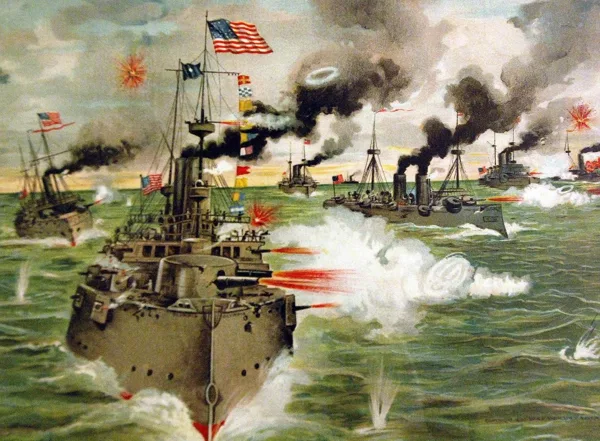 SPANISH - AMERICA WAR (1898–1899) PRESIDENT WILLIAM MCKINLEY RESISTED GOING TO WAR FOR A FEW MONTHS.SPAIN DECLARED WAR ON THE UNITED STATE BECAUSE THE USA SUPPORTED CUBA'S TO BE INDEPENDENT.THE UNITED STATES BATTLESHIP MAINE WAS BLOWN UP IN AN EXPLOSION DURING CUBA'S UPRISING AGAINST SPAIN.