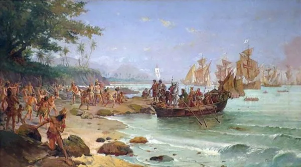 BRAZIL'S COLONIAL STORY : THE PORTUGUESE COLONIZATION OF BRAZIL AND ANGLO - PORTUGUESE ALLIANCE ARE VERY IMPORTANT TO BRAZIL'S HISTORY.THE PORTUGUESE ALSO BEGAN EXPORTING SOME OF BRAZIL'S RESOURCES TO THEIR OWN COUNTRY ,SUCH AS BRAZILWOOD.